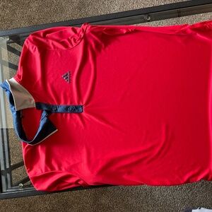 Adidas Red Polo, size Medium